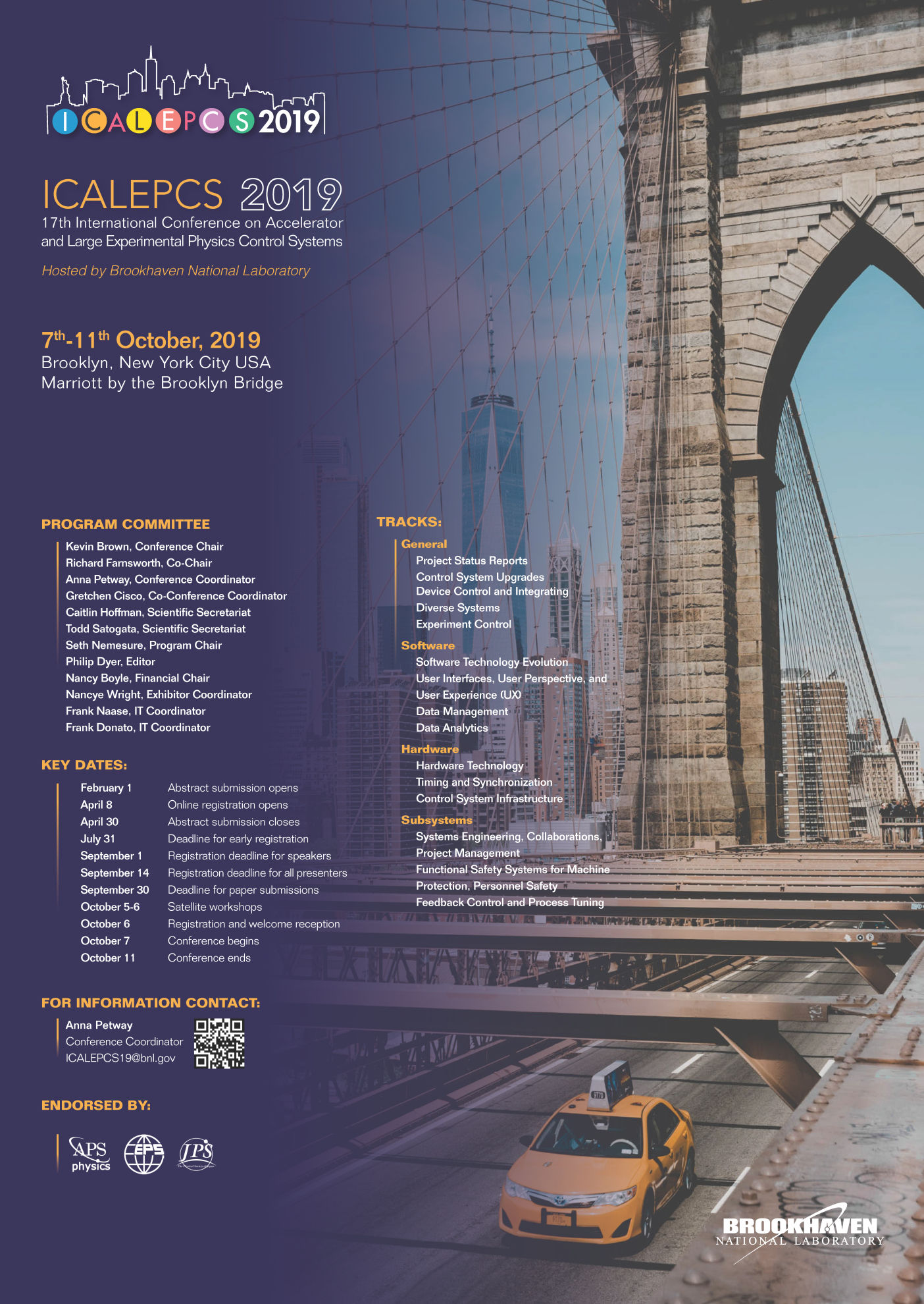 ICALEPCS2019 conference poster